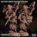 3D Printed Sordane Publishing Kestudo Corpse Crafter Warlock Monster Mayhem II 28 32mm D&D