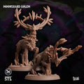 3D Printed Sordane Publishing Moonshard Golem Moonsoon 28 32mm D&D