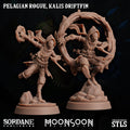 3D Printed Sordane Publishing Pelagian Rogue Kalis Driftfin 28 32mm D&D