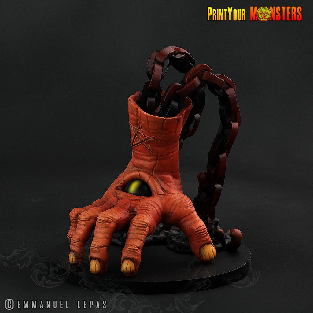 3D PrintedPrint your Monster The Abyssal Hand Horrors - Oculomains Chained Guardians 28mm 32mm D&D
