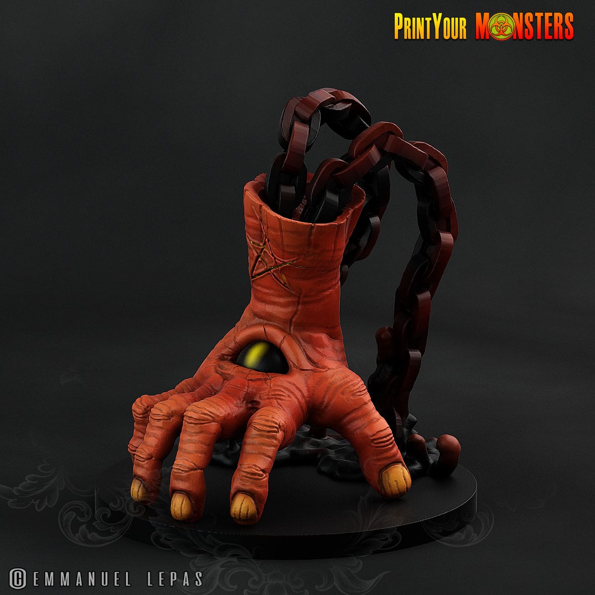 3D PrintedPrint your Monster The Abyssal Hand Horrors - Oculomains Chained Guardians 28mm 32mm D&D