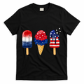 4th of July Popsicle American Flag Patriotic Summer Boy Girl T-Shirt