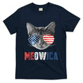4th Of July Bald Eagle Mullet Meowica Usa Usa Merica T-Shirt