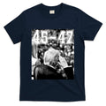 4547 President Trump Military Salutes On Final Vintage T-Shirt