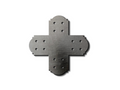 Decorative Design X Bracket for 4x4 Post, 4x4 Bolt Plate, 4 Inch X Support Bracket, Steel Bracket, 4 inch Cross Bracket
