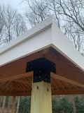 Structural Design Corner Bracket for 8" Post, 8x8 Corner Support Bracket, Pergola Bracket, 8 inch Post Bracket, 8 x 8 Corner Bracket