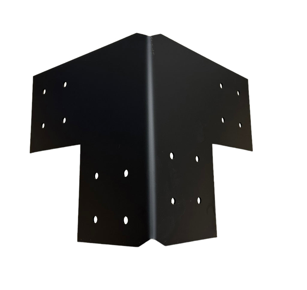Structural Design Corner Bracket for 6x6 Post, 6x6 Corner Support Bracket, 6x6 Steel Bracket, 6 inch Post Bracket, 6x6 Corner Bracket