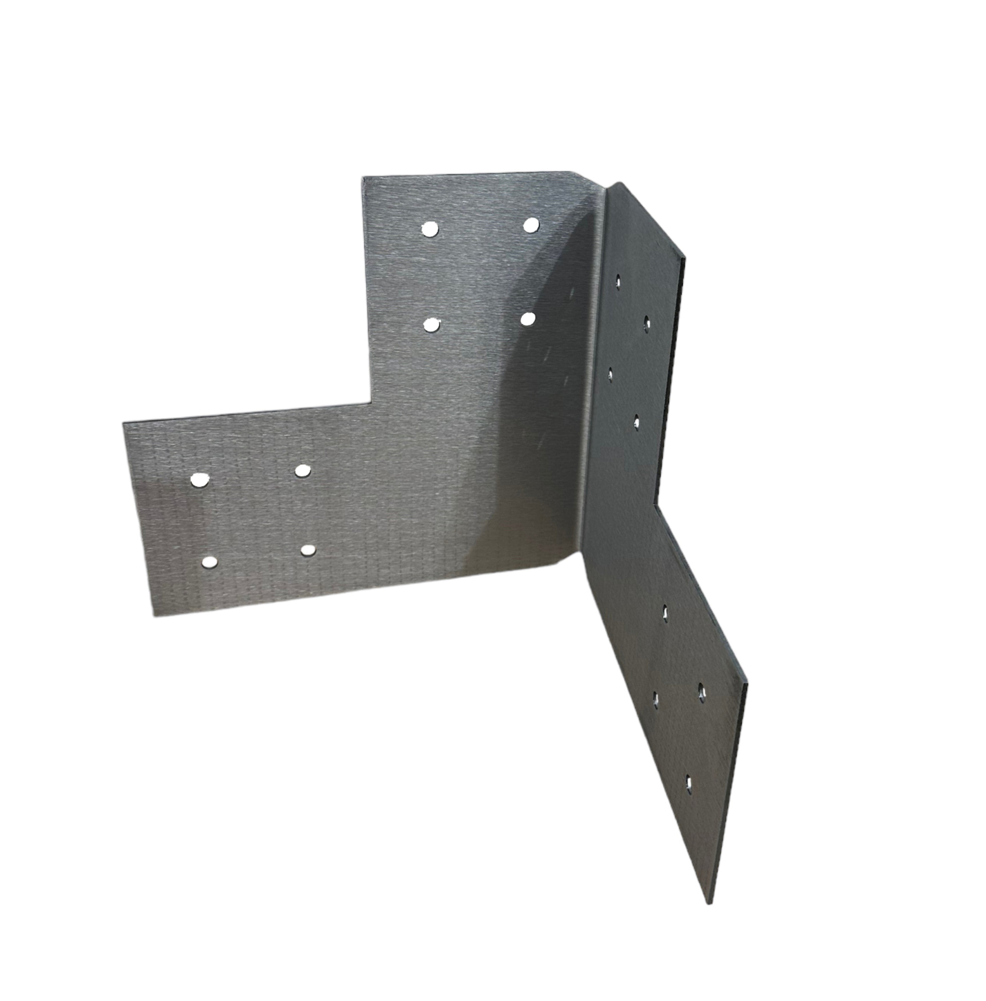 Structural Design Corner Bracket for 8" Post, 8x8 Corner Support Bracket, Pergola Bracket, 8 inch Post Bracket, 8 x 8 Corner Bracket
