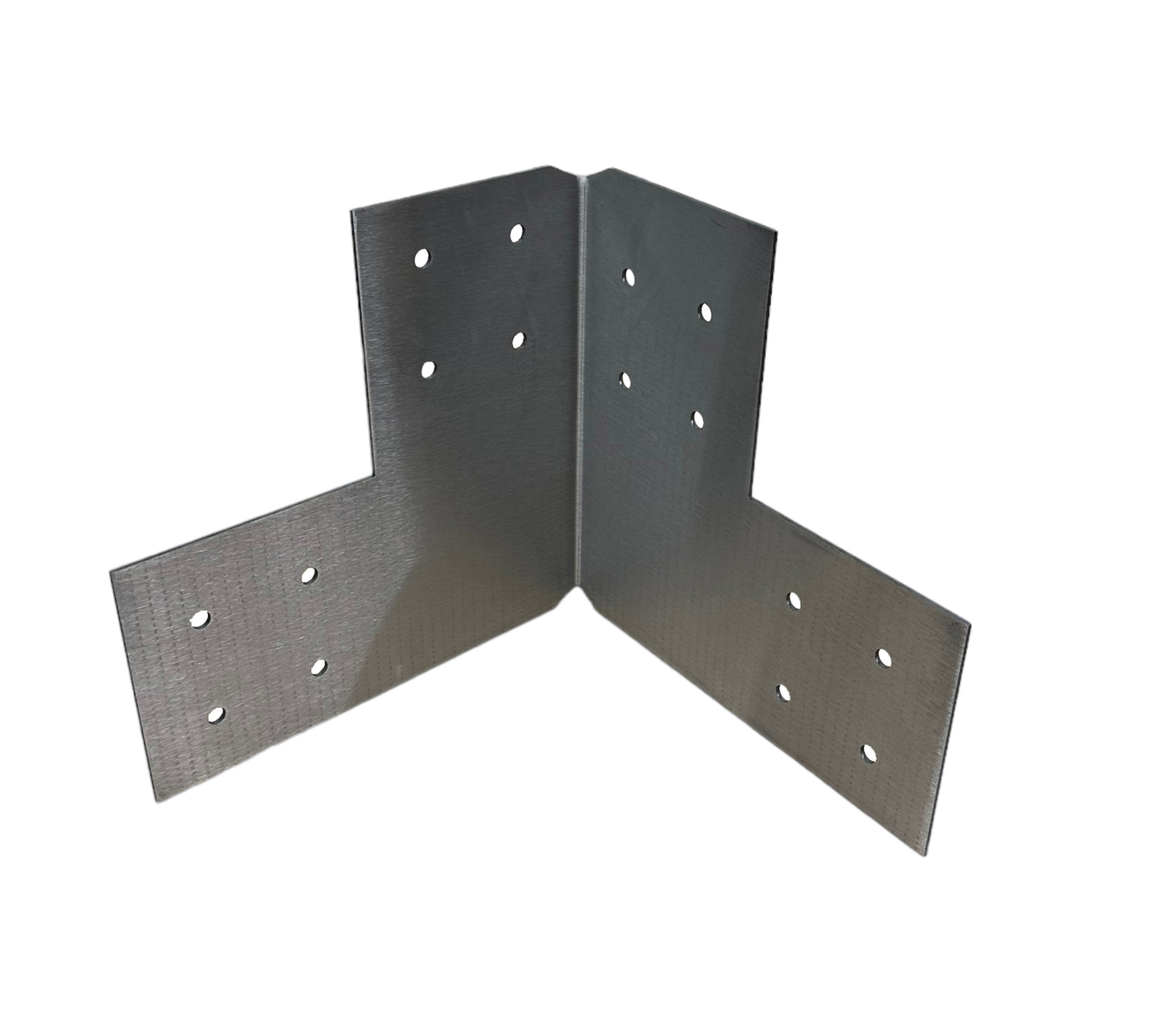 Structural Design Corner Bracket for 8" Post, 8x8 Corner Support Bracket, Pergola Bracket, 8 inch Post Bracket, 8 x 8 Corner Bracket