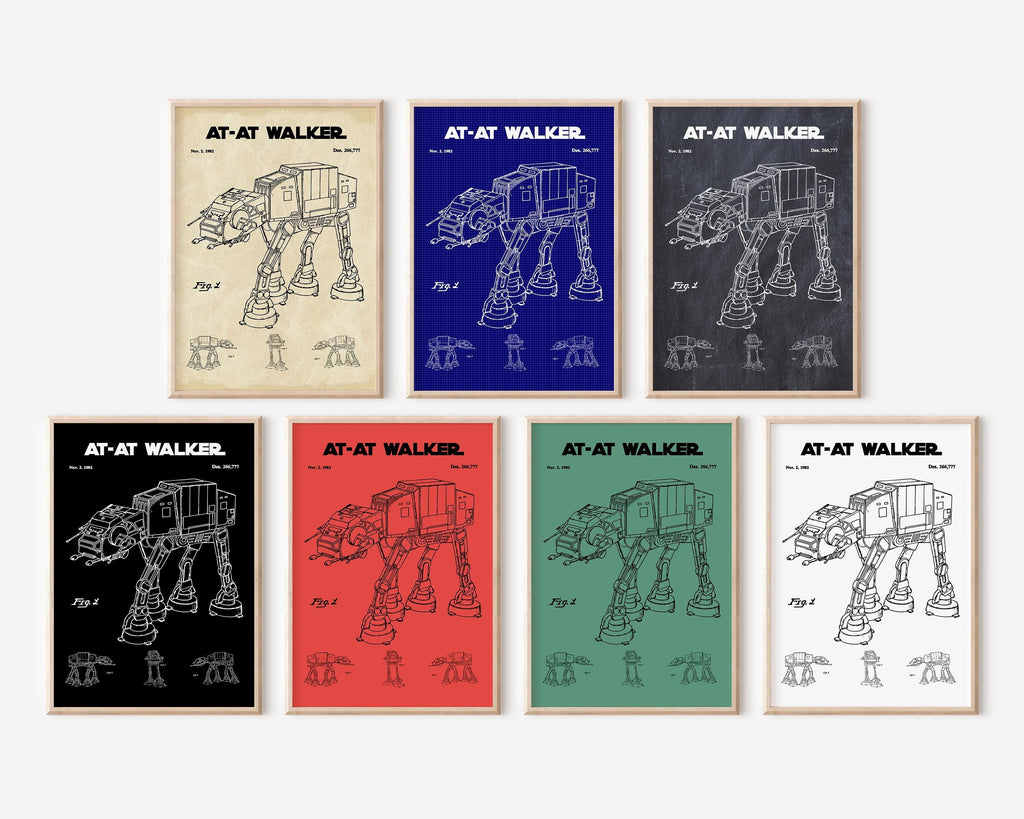 Star Wars Patent Art Prints: Vehicle Blueprint Set (Digital Download)