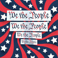 We The People Stencil: Steel or Aluminum, American Flag Maker