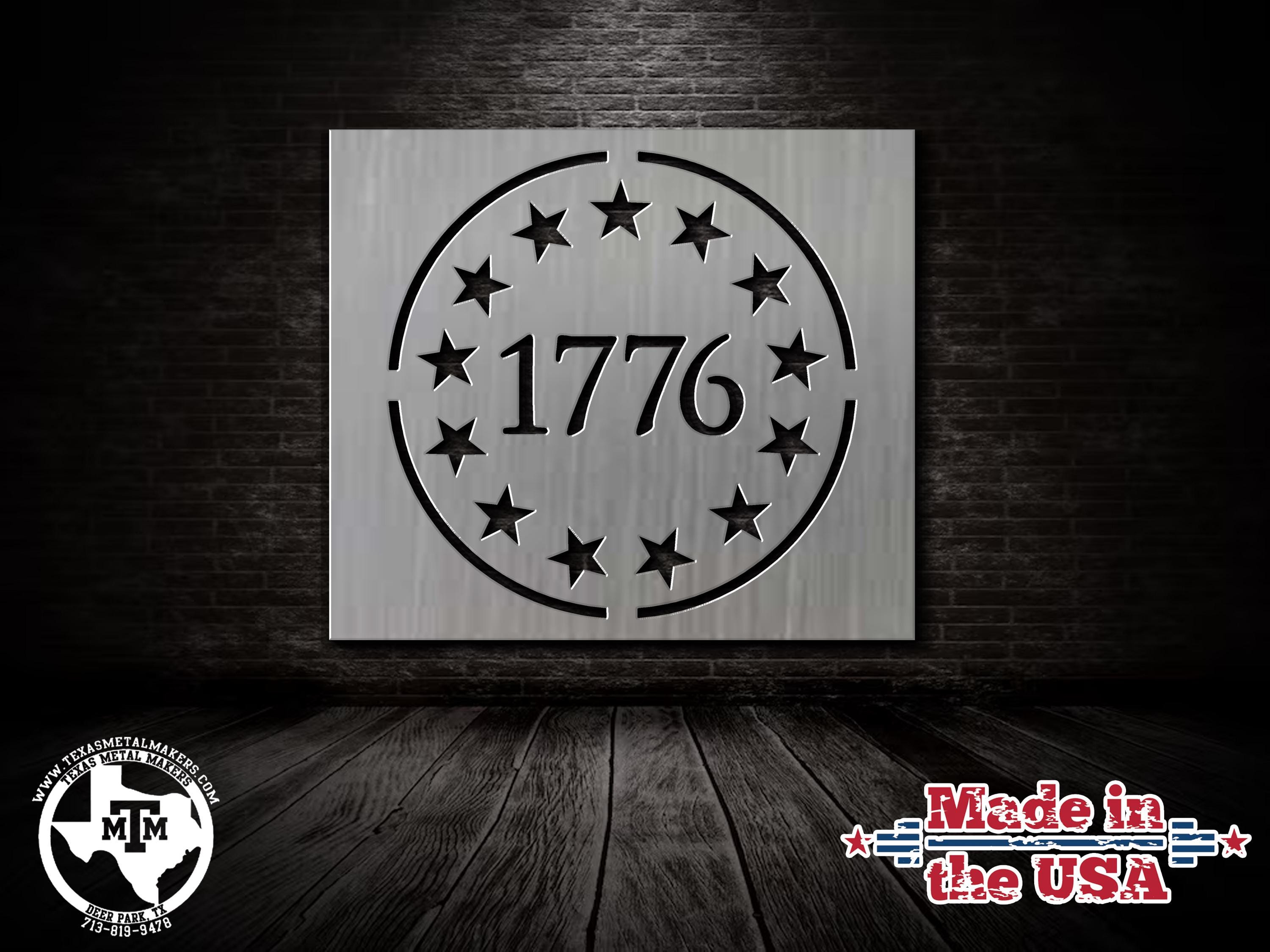 Betsy Ross 13 Star Stencil: Steel or Aluminum American Flag Maker