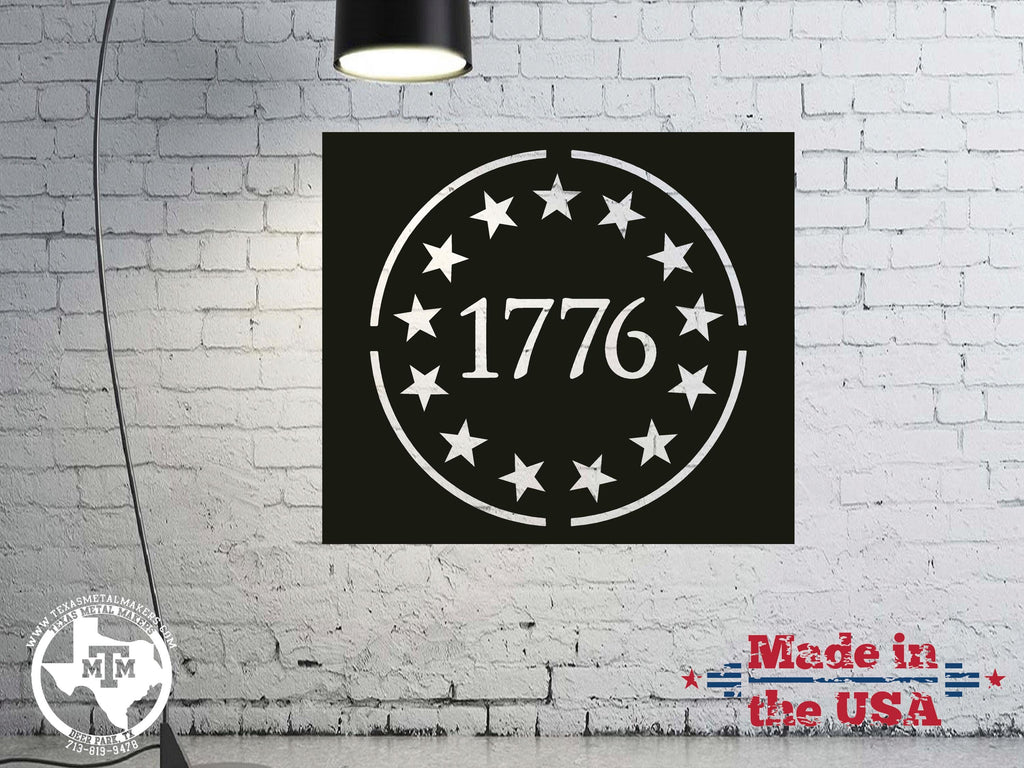 Betsy Ross 13 Star Stencil: Steel or Aluminum American Flag Maker