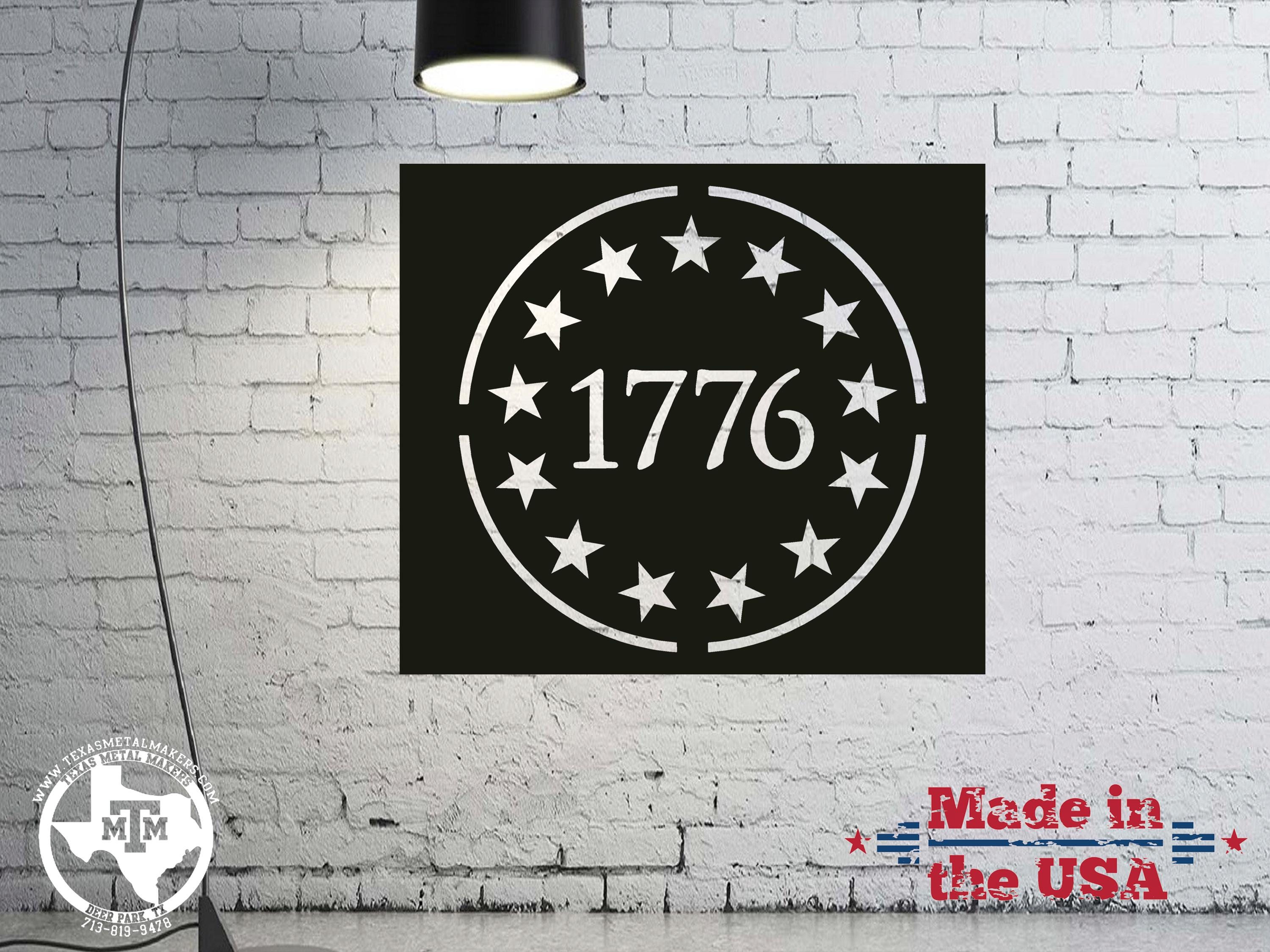 Betsy Ross 13 Star Stencil: Steel or Aluminum American Flag Maker