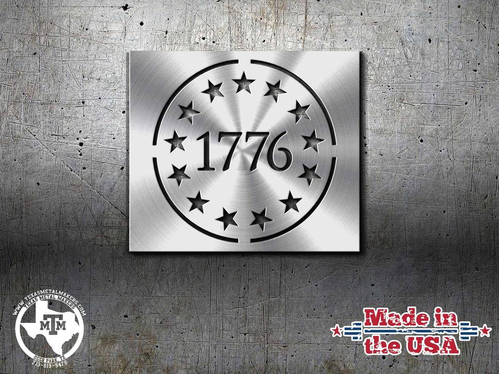 Betsy Ross 13 Star Stencil: Steel or Aluminum American Flag Maker