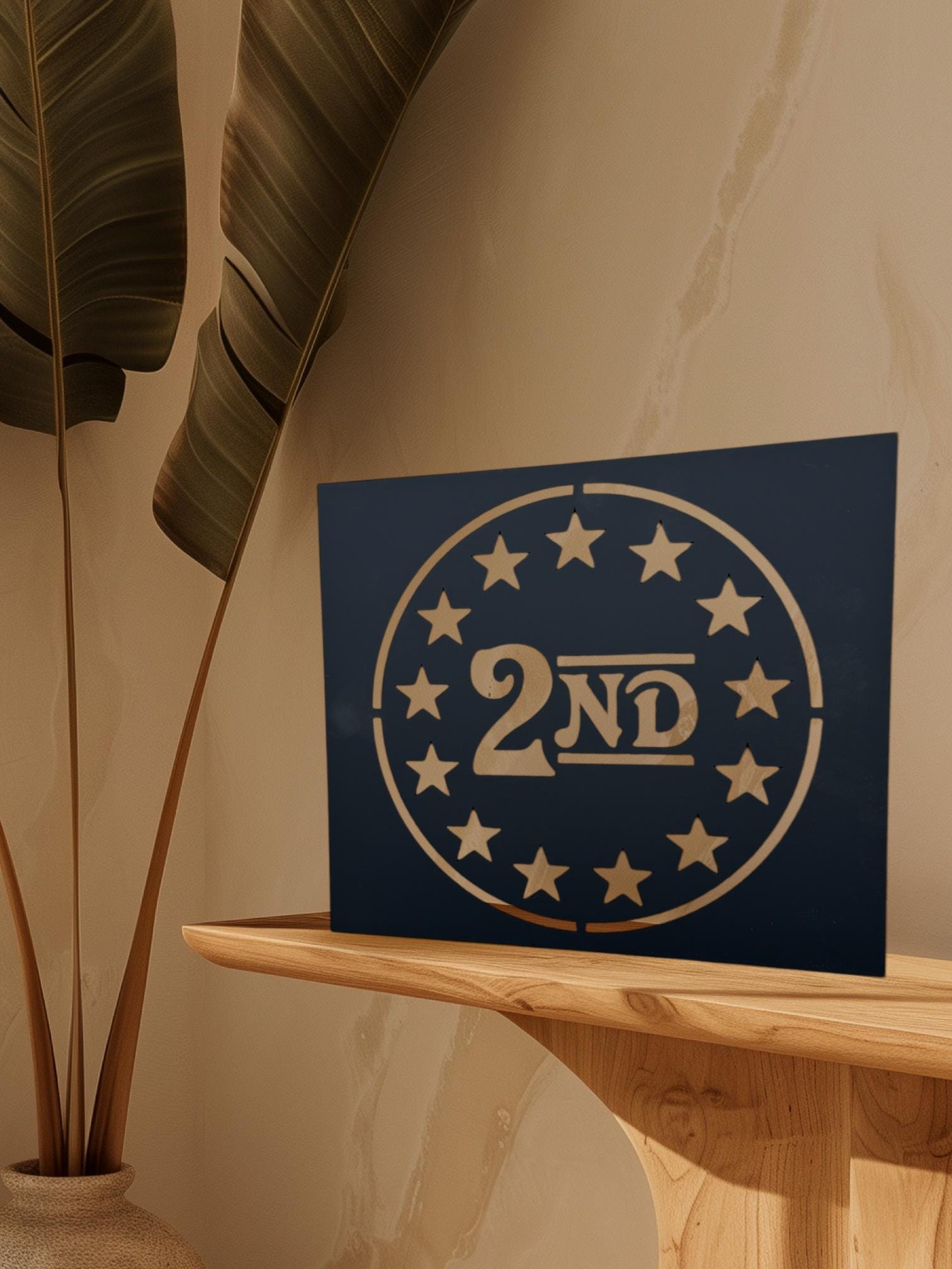 Betsy Ross 13 Star Stencil: Steel or Aluminum, 2nd Amendment