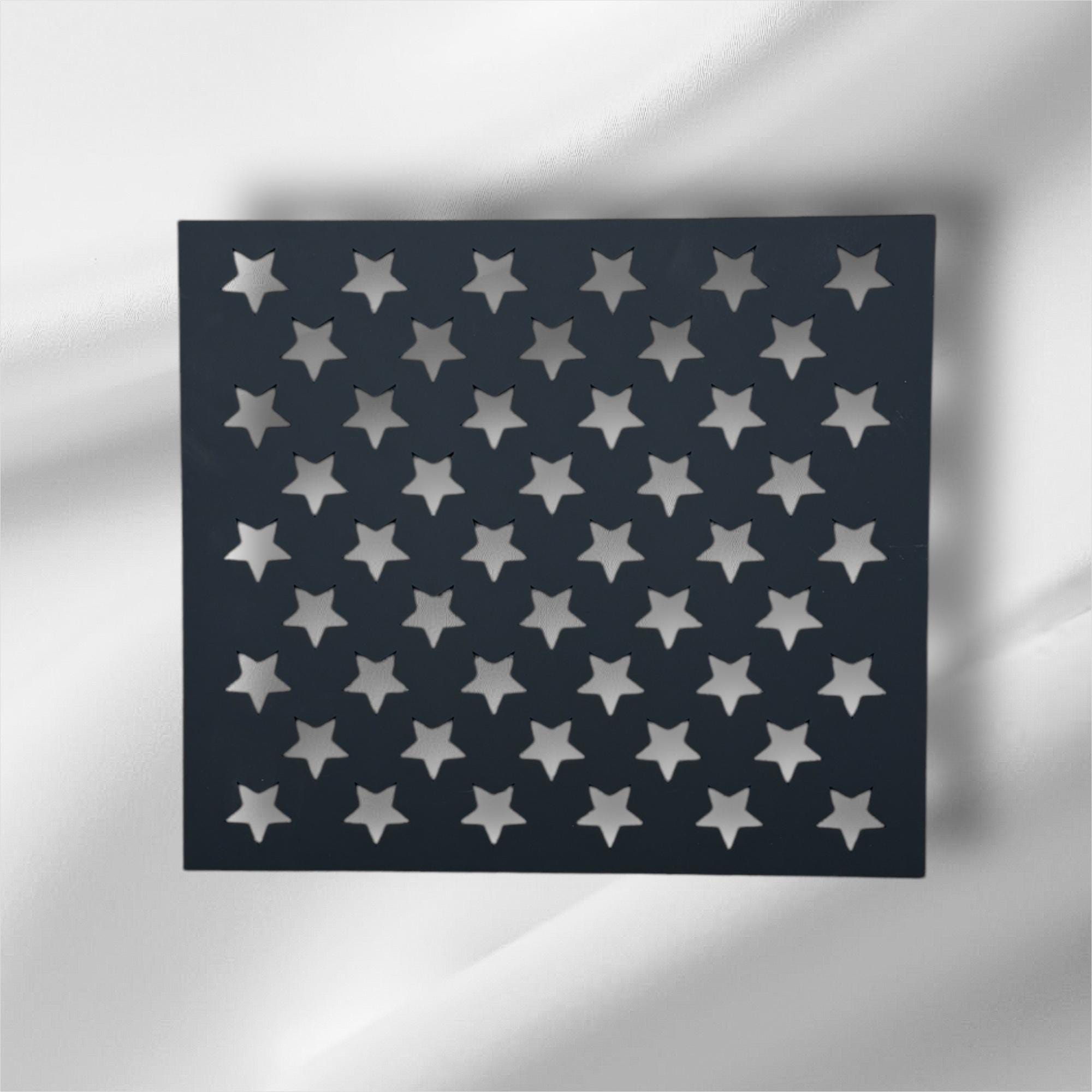 Metal Star Stencil for Wood American Flags: Steel or Aluminum