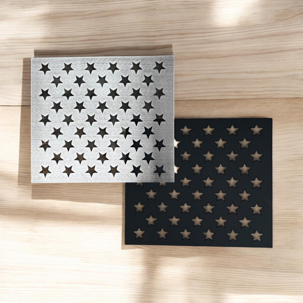 Metal Star Stencil for Wood American Flags: Steel or Aluminum