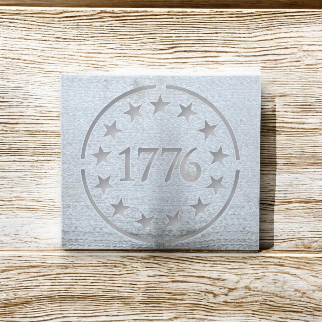 Betsy Ross 13 Star Stencil: Steel or Aluminum American Flag Maker