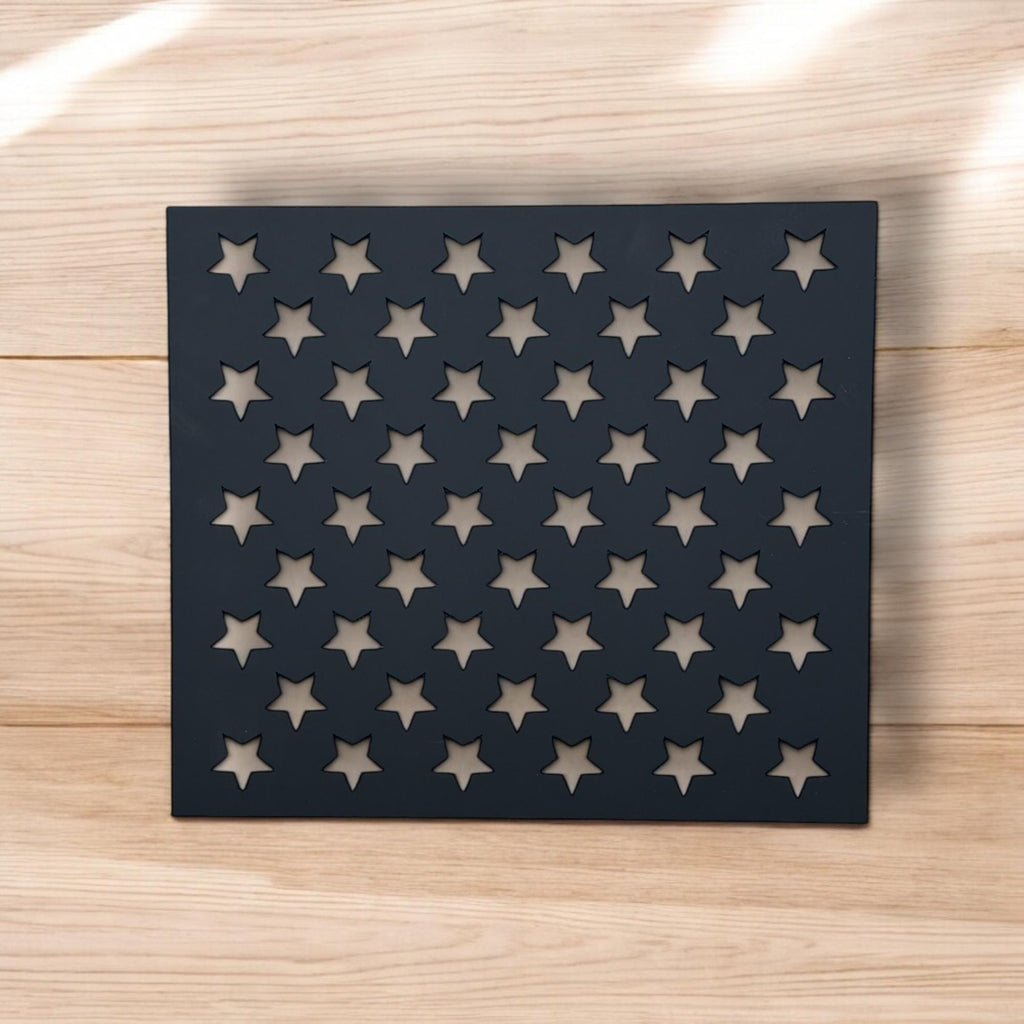 Metal Star Stencil for Wood American Flags: Steel or Aluminum