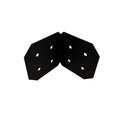8x8 Chamfered 90 Degree Steel Bracket - Wood Post Pergola Support