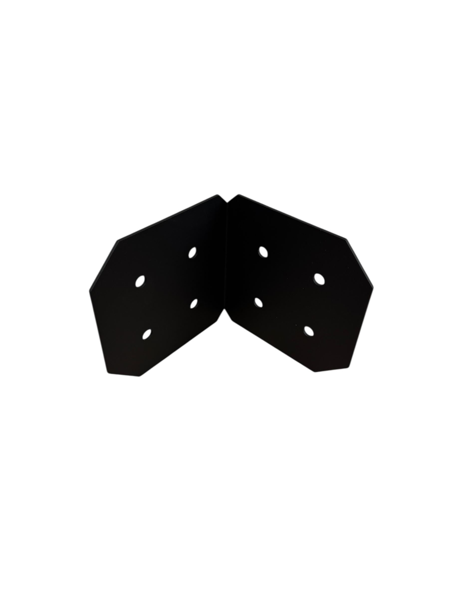 90 Degree Chamfered Angle Bracket for 6x6 Wood Post, 6x6 Angle Bracket, Wood Post Bracket, Angle Support Bracket, Pergola Bracket, Dog Eared