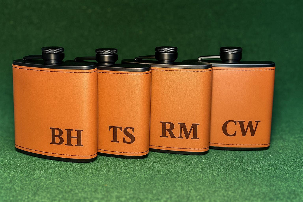 Personalized Leather Flask , Engraved Stainless Steel Flask, Leather Flask, Flask Personalized, Flask Leather, Flasks