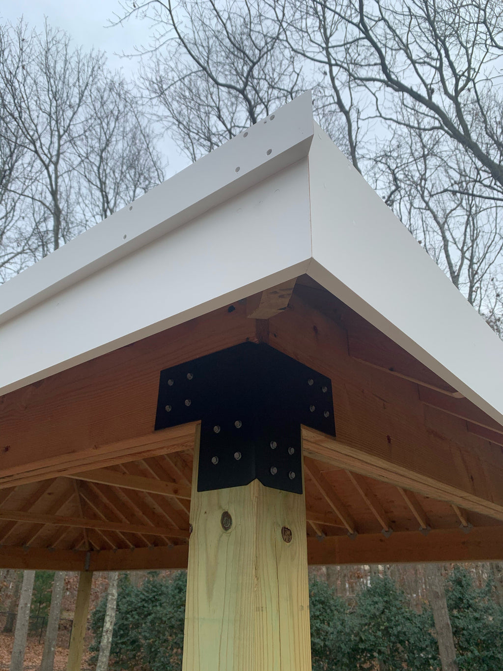 Structural Design Corner Bracket for 4x4 Post, 4x4 Corner Support Bracket, 4x4 Steel Bracket, 4 inch Post Bracket, 4x4 Corner Bracket