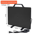 160W Thermostatic Heating Panel for Chicken Coop, 0-99°C Radiant Heater for Poultry Winter Farm