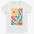 8647 Subtle Anti Trump Floral Boho T-Shirt
