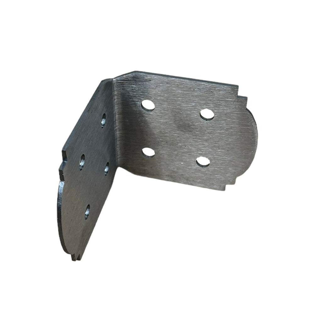 6x6 Decorative 90 Degree Pergola Bracket - Steel Wood Post Support Angle Bracket