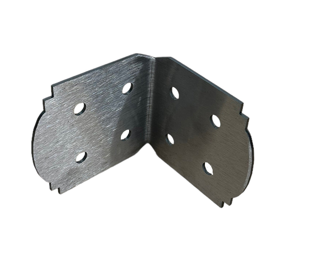 90 Degree Decorative Design Angle Bracket for 4x4 Wood Post, 4x4 Angle Bracket, Pergola Bracket, Angle Support Bracket, 4 Inch Bracket