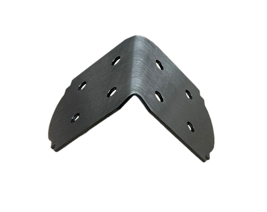 8x8 Decorative Design 90 Degree Pergola Bracket -  Steel Wood Post Support Angle Bracket