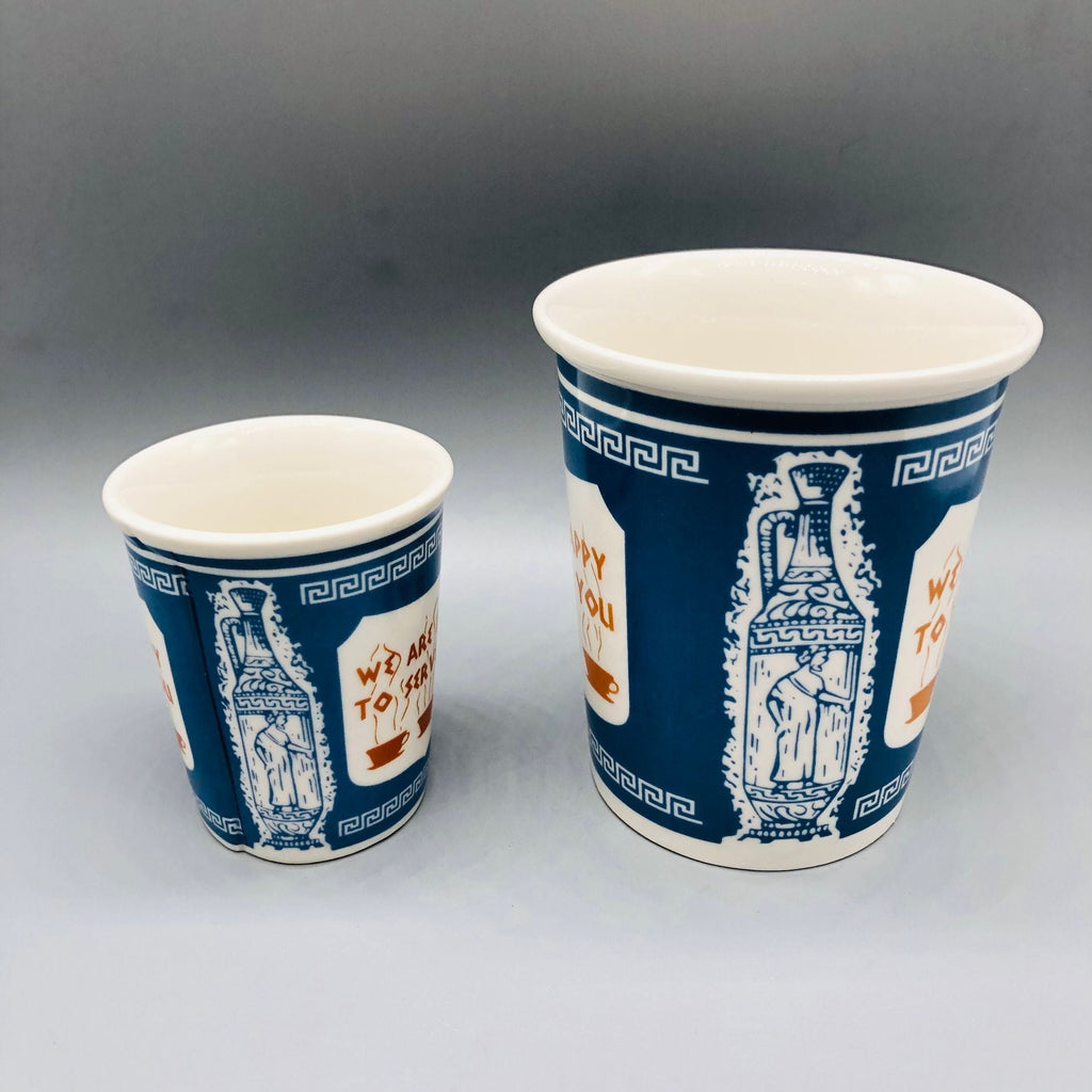 201-300ml Paper Cup Style Ceramic Mug Coffee Mug Gift Mug Household Water Mug Milk Tea Mug Milk Mug