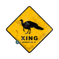 Turkey Crossing - Metal Wall Art