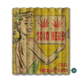 Weed Sold Here - Corrugated Metal Wall Art