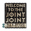 Welcome to the Joint Joint - Corrugated Metal Wall Art