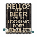 Is It Beer You're Looking For: Personalized - Corrugated Metal Wall Art
