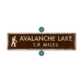 Landmark Hiker Custom Signs: Brown 2 - Wall Decor