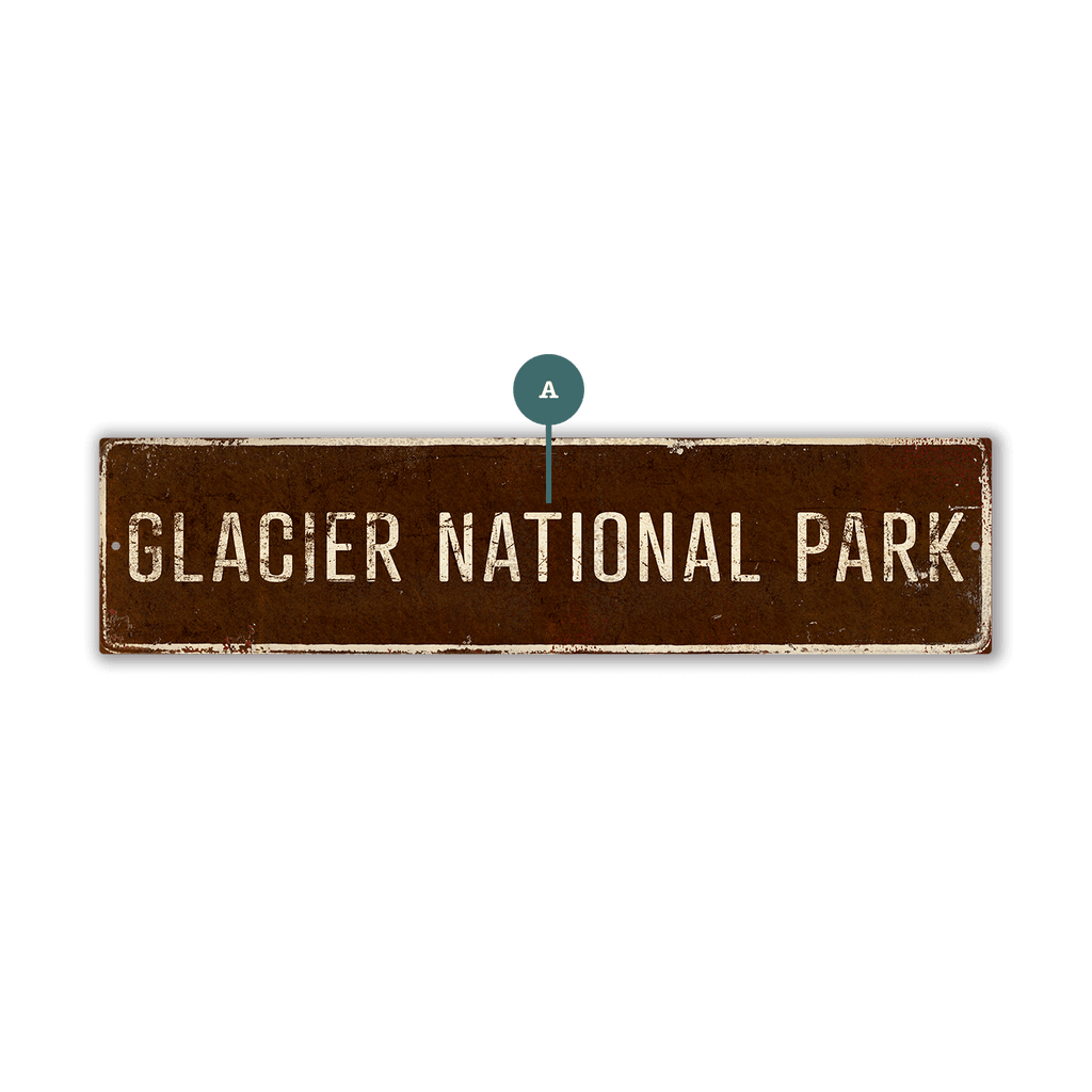 Landmark Classic Custom Signs: Brown 1 - Wall Decor