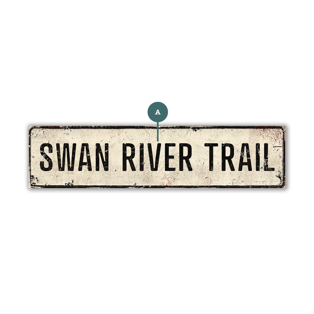 Landmark Classic Custom Signs: White 1 - Wall Decor