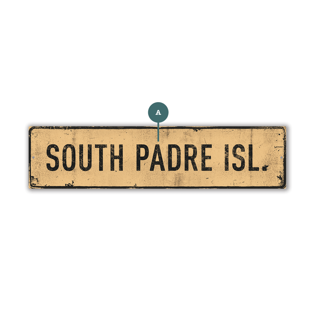 Landmark Classic Custom Signs: Sand 1 - Wall Decor
