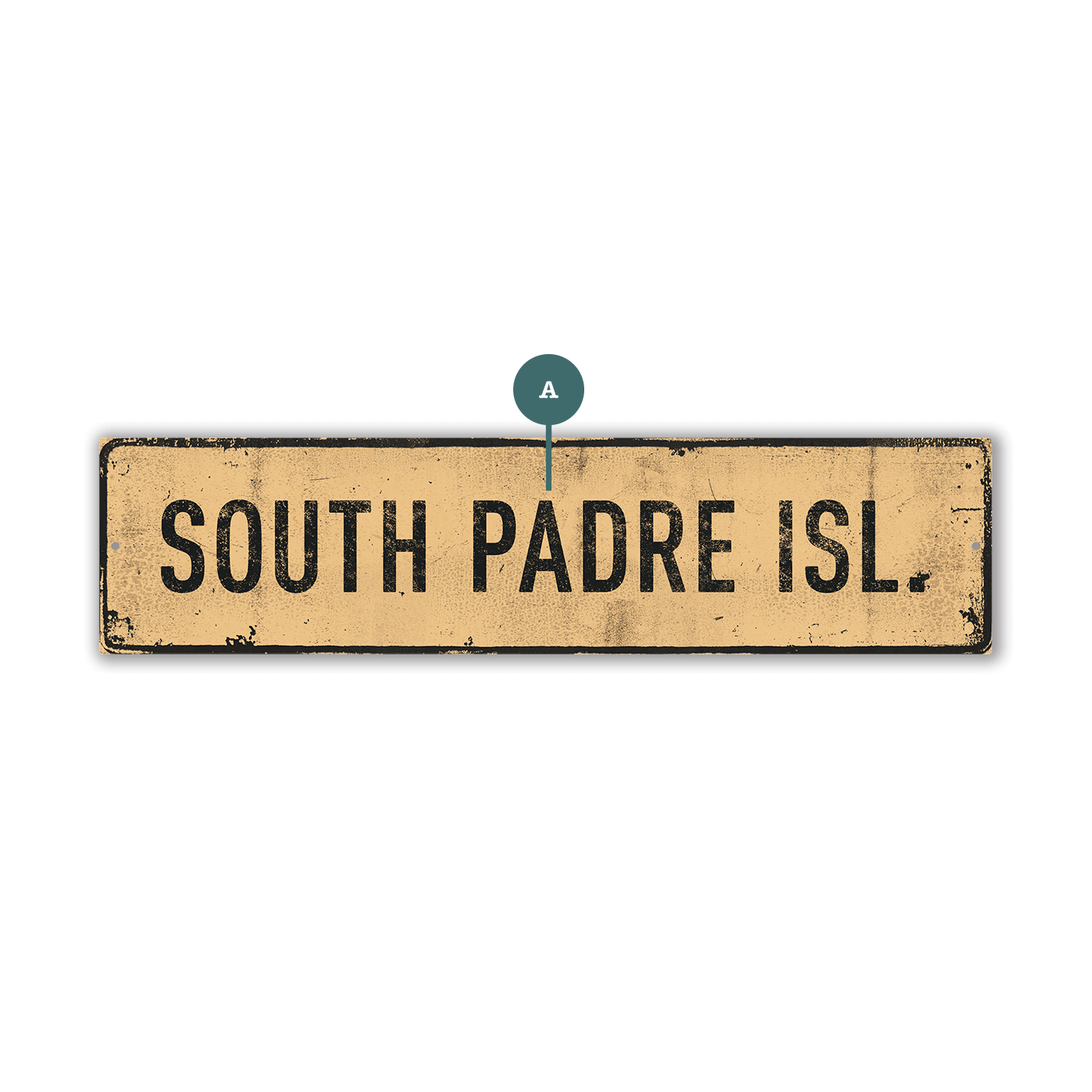 Landmark Classic Custom Signs: Sand 1 - Wall Decor