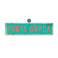 Landmark Classic Custom Signs: Turquoise 1 - Wall Decor