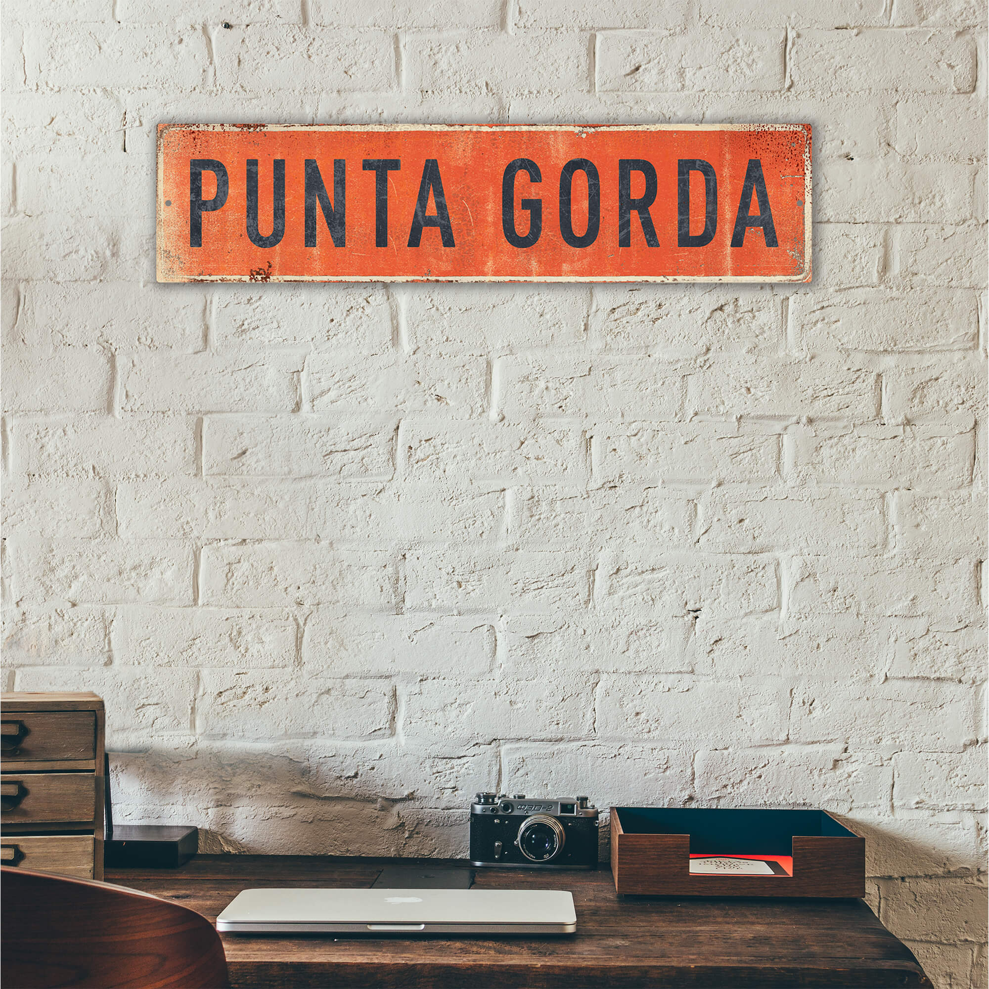 Landmark Classic Custom Signs: Coral 1 - Wall Decor