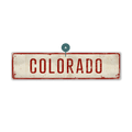 Landmark Classic Custom Signs: Red Text 1 - Wall Decor