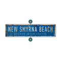 Landmark Classic Custom Signs: Blue 2 - Wall Decor