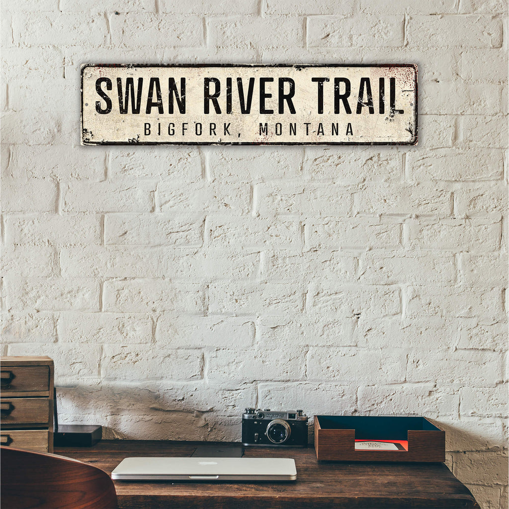 Landmark Classic Custom Signs: White 2 - Wall Decor