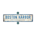 Landmark Classic Custom Signs: Blue Text 2 - Wall Decor