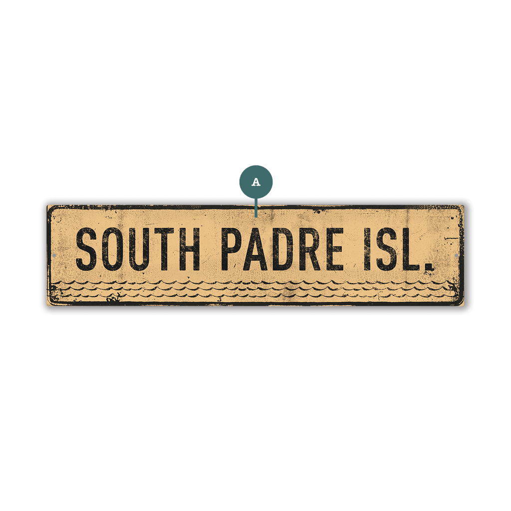 Landmark Waves Custom Signs: Sand 1 - Wall Decor
